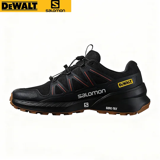 Wodoodporne buty robocze i turystyczne marki Salomon&reg; i DEWALT idealnie nadają się do pracy i aktywności na świeżym powietrzu.