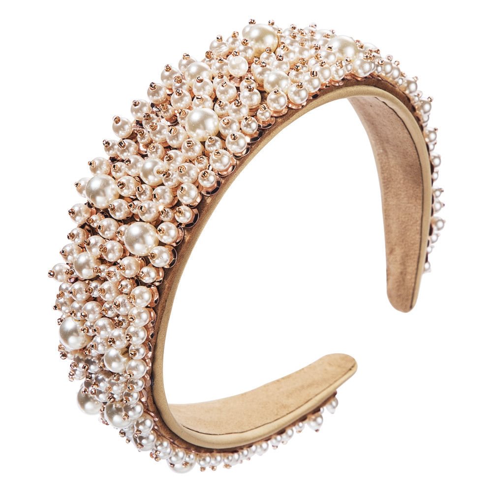 Women's Vintage Style Pearl Headband