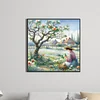 Under The Trees In The Countryside-Full Round Diamond Painting 40*40CM