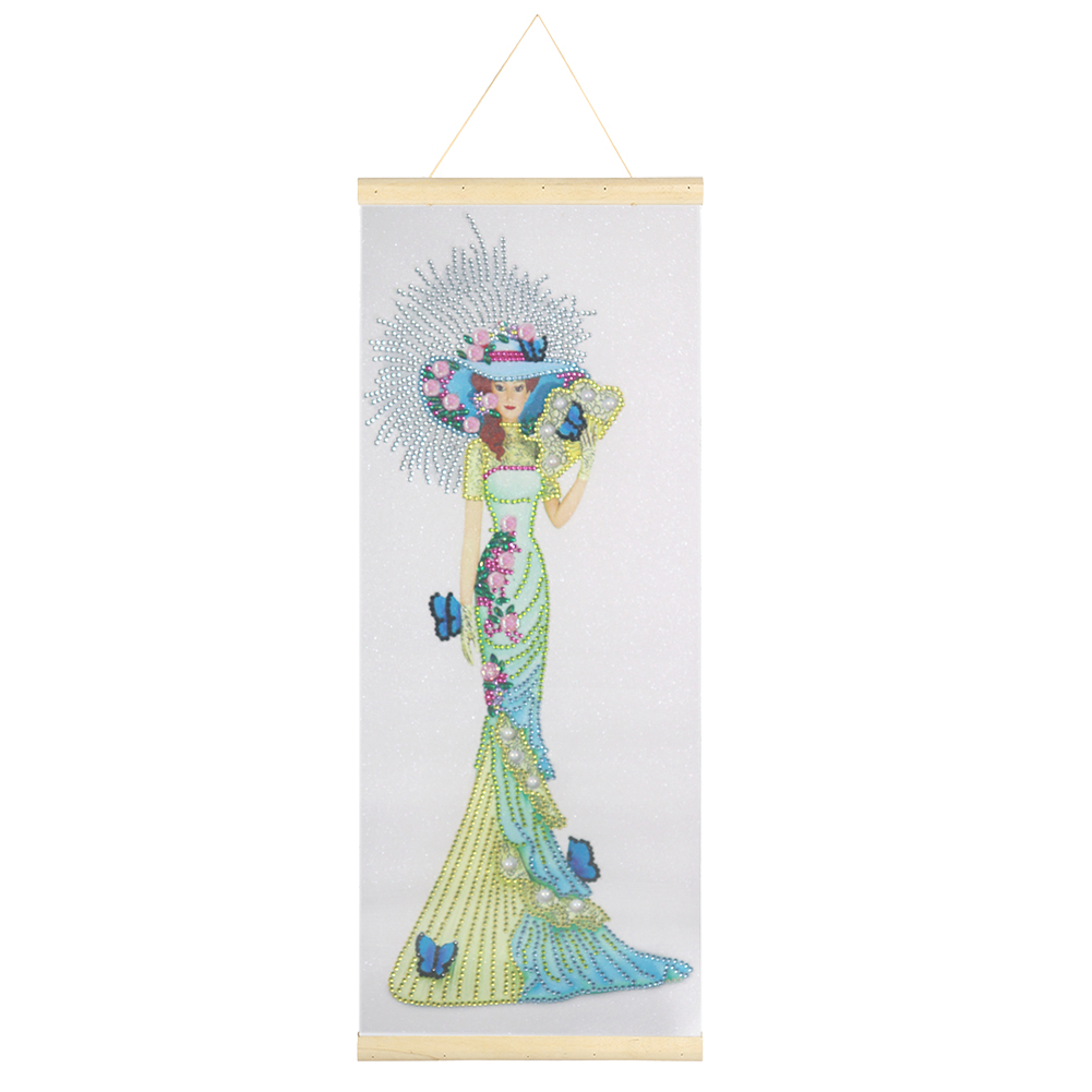

Dress Lady Hanging - Special Shaped Diamond Painting - 20*50CM, 501 Original