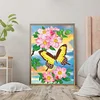 >SALE<5D DIY Partial Special Shaped Drill Diamond Painting Flower Butterfly (YXC417)
