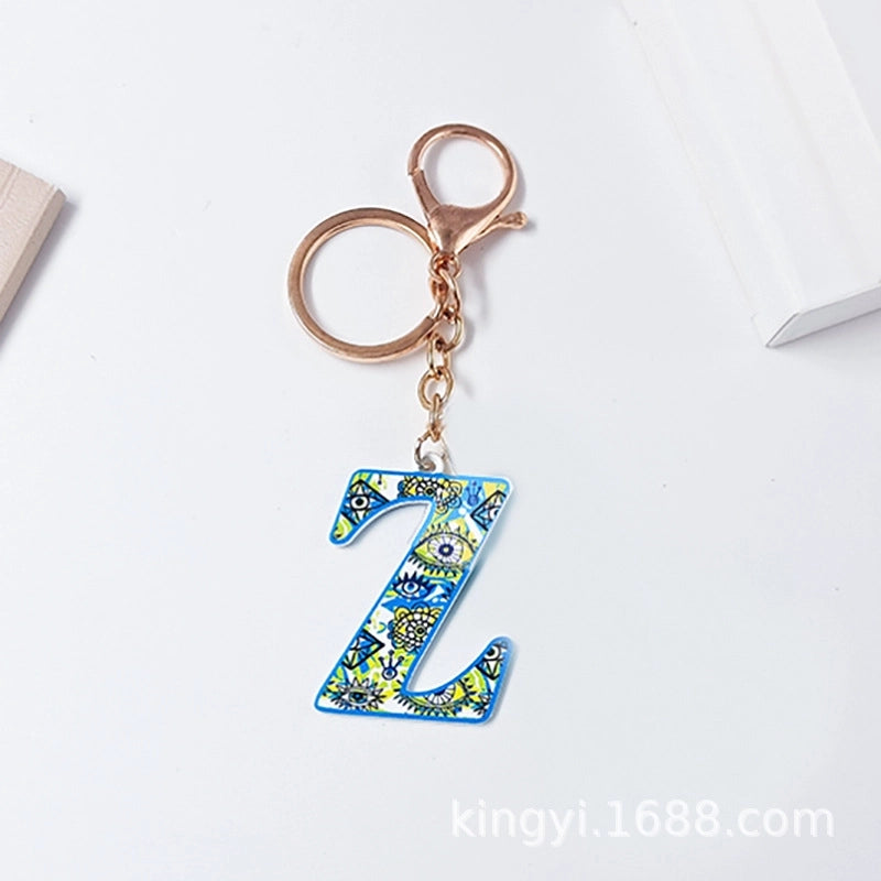 Elegant Streetwear Letter Pu Leather Alloy Women’s Bag Pendant Keychain