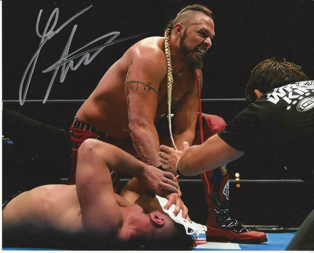 Lance Archer autographed 8x10 TNA  Ship Vance Hoyt WWE AEW Murderhawk #27
