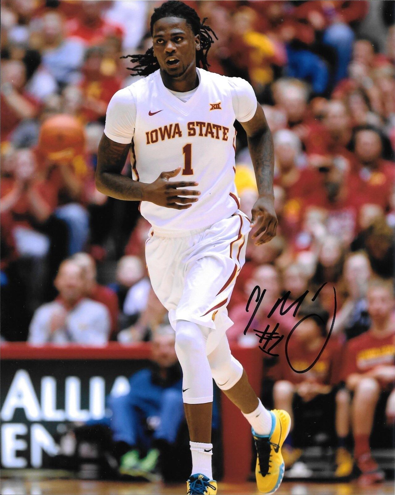 JAMEEL McKAY HAND SIGNED IOWA STATE CYCLONES 8X10 Photo Poster painting W/COA