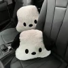 Cute Cartoon Dog Car Cushion Black and White Seat Cover Cushion