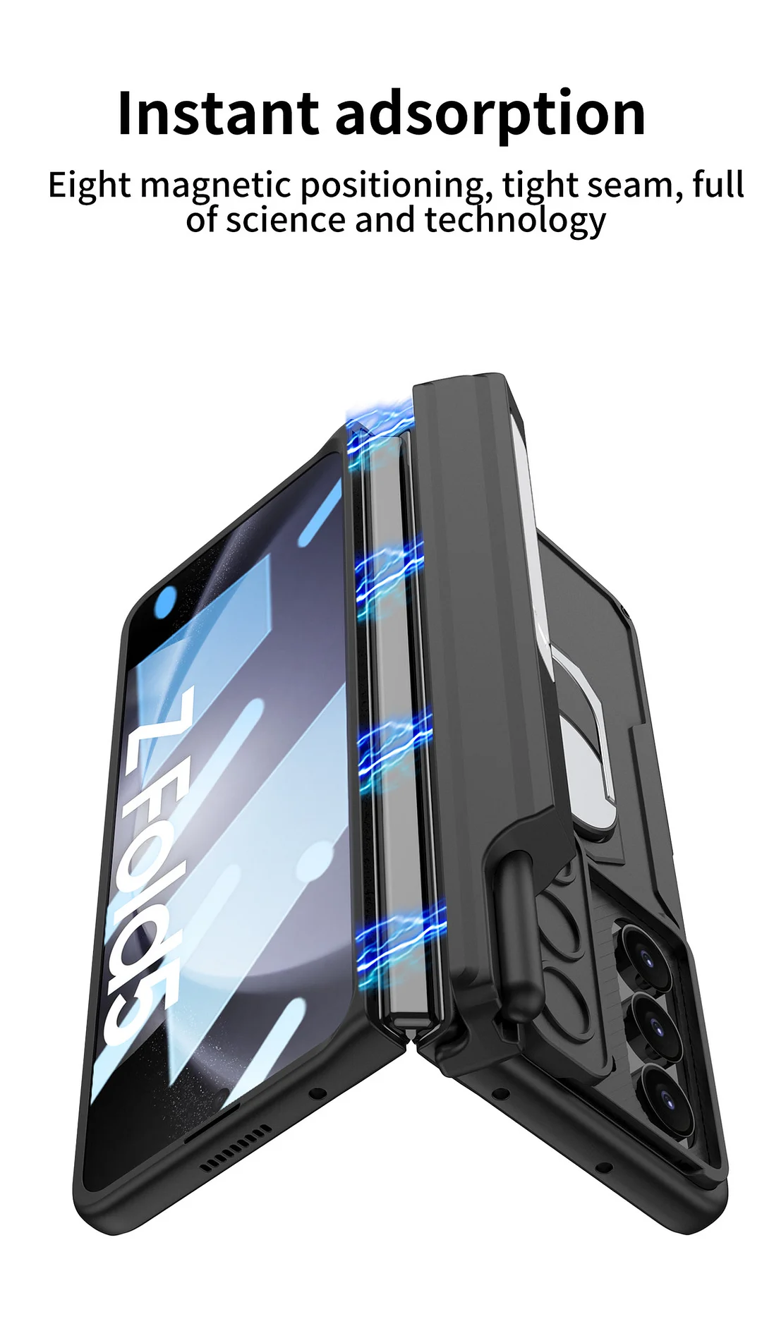 Suitable for Samsung Z Fold Series Folding Hinge Bracket Armor Protective Phone Case