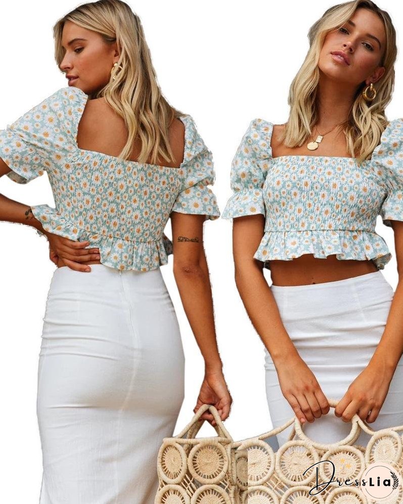 T-shirt with Short Sleeves Dress Shirt