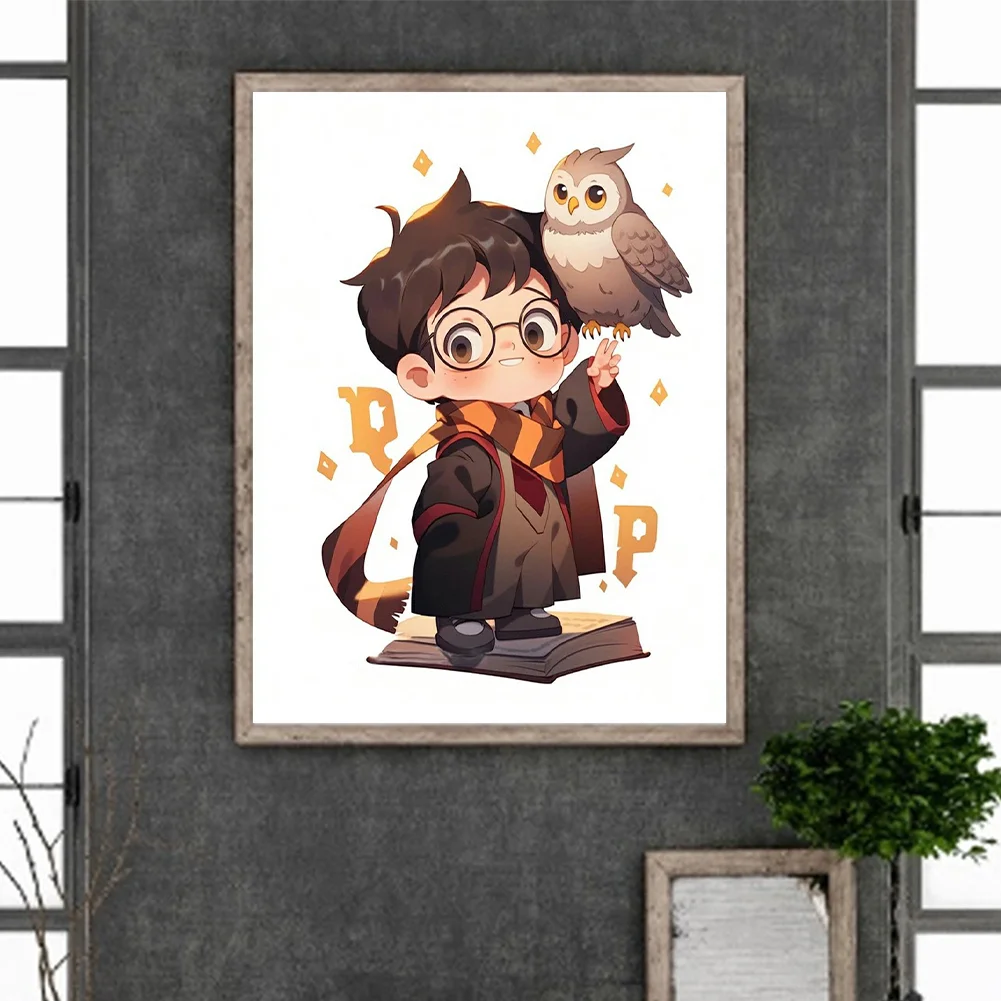 Diamond Painting - Full Round Drill - Harry Potter(Canvas|30*40cm)