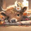 Cattle-11CT Stamped Cross Stitch 40*53cm tapestrymarket