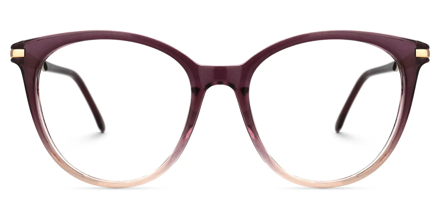 Gary Lila Cateye Brille Lila