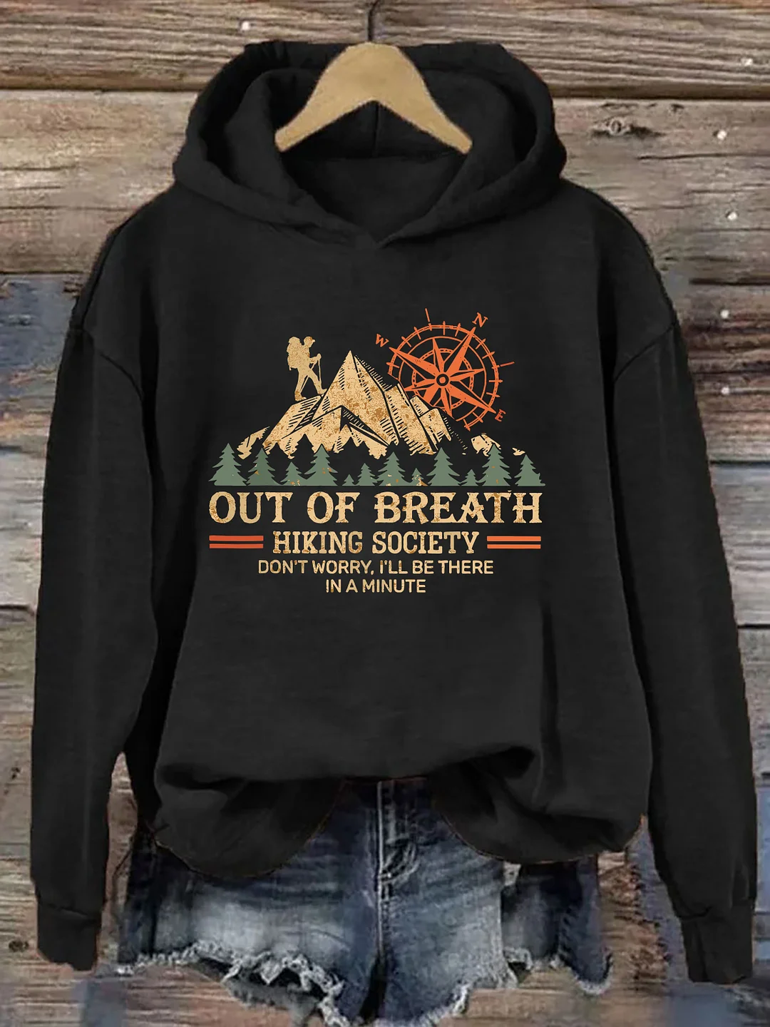 Out Of Breath Hiking Society Hoodie