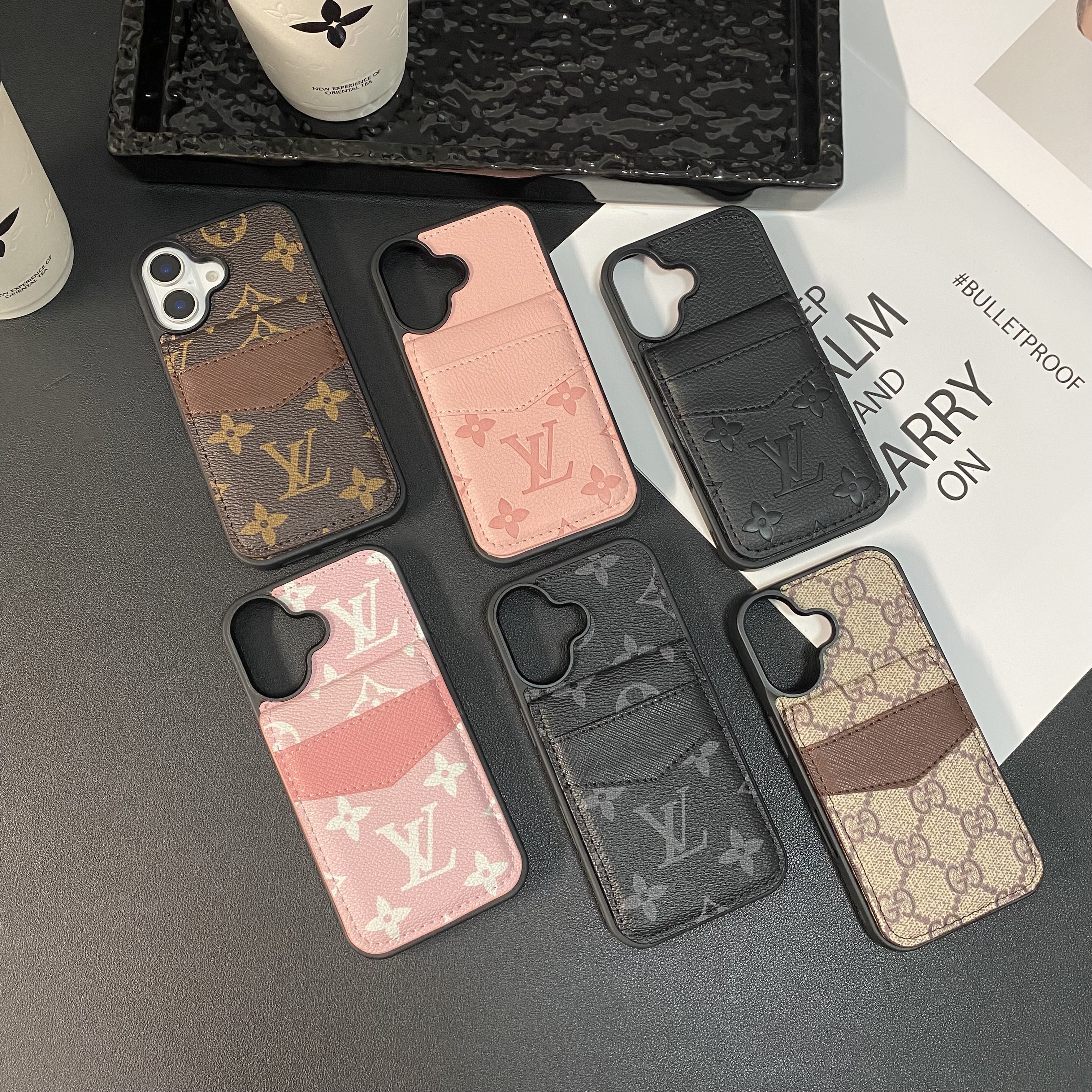 LOUIS VUITTON CARD HOLDER CANVAS LEATHER GUCCI OPHIDIA GG LUXURY PHONE CASE