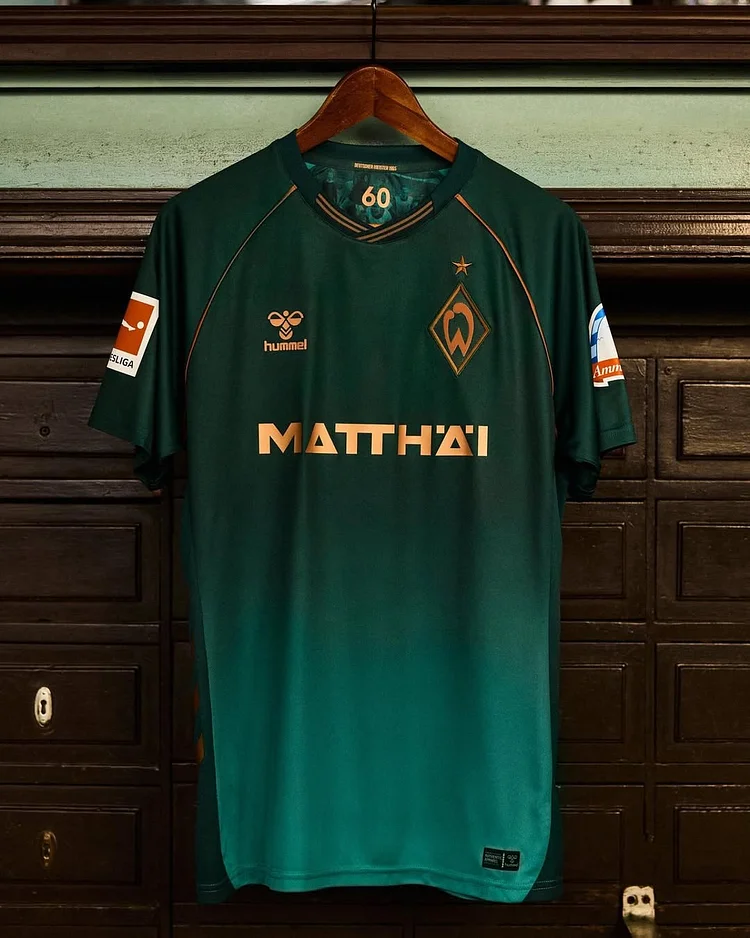 Fans S-4XL Werder Bremen 25-26 season third jersey (With Bundesliga armband)