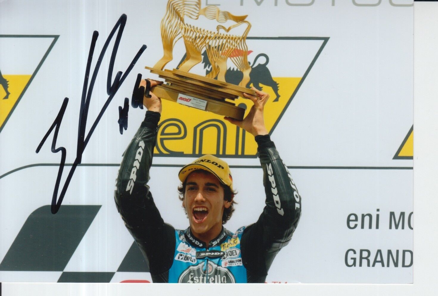 Alex Rins Hand Signed 7x5 Photo Poster painting Estrella Galicia KTM Moto3 MotoGP 7.