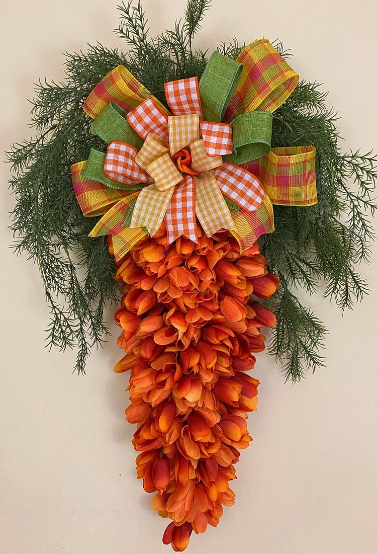 👋Easter Sale-Carrot Door Wreath