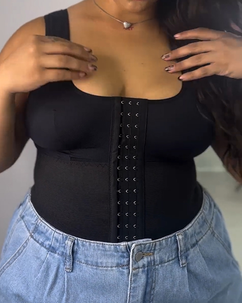 Buttoned Shapewear Vest