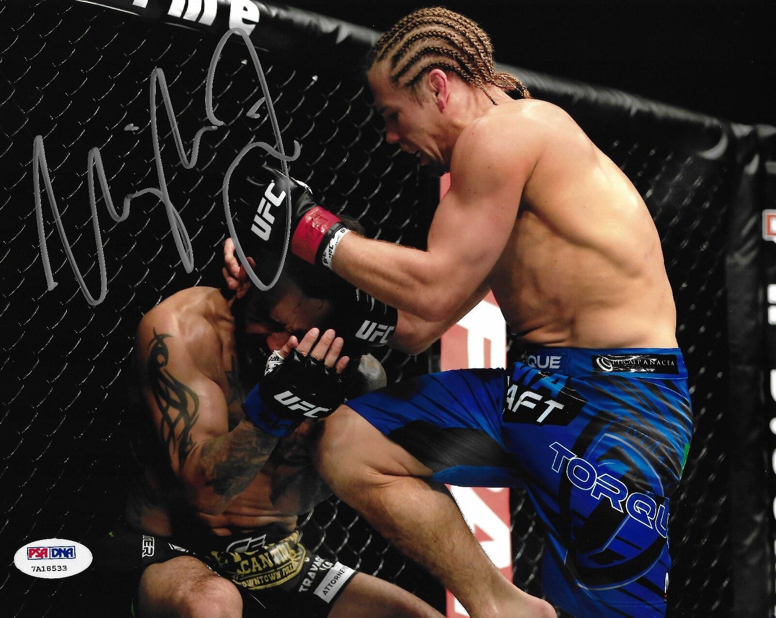 Urijah Faber Signed UFC 8x10 Photo Poster painting PSA/DNA COA WEC Picture Autograph 157 128 194