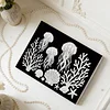 DIY Pearl Painting Jellyfish for Home Wall Decor with Frame(20x30cm)