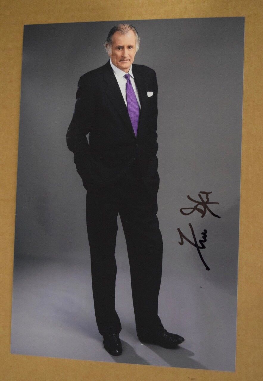 Frank Deford Signed Autograph 8x12 Photo Poster painting Sportswritter & Commentator COA