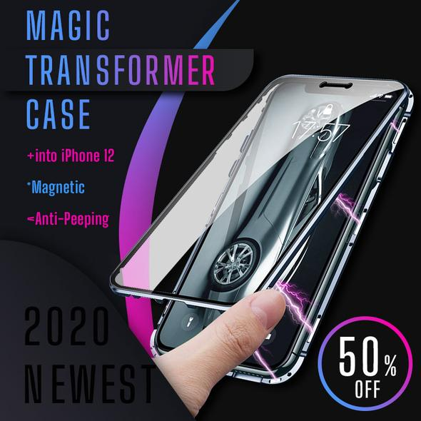 50%OFF-Zauberei Transparente Magnetische Handyhülle