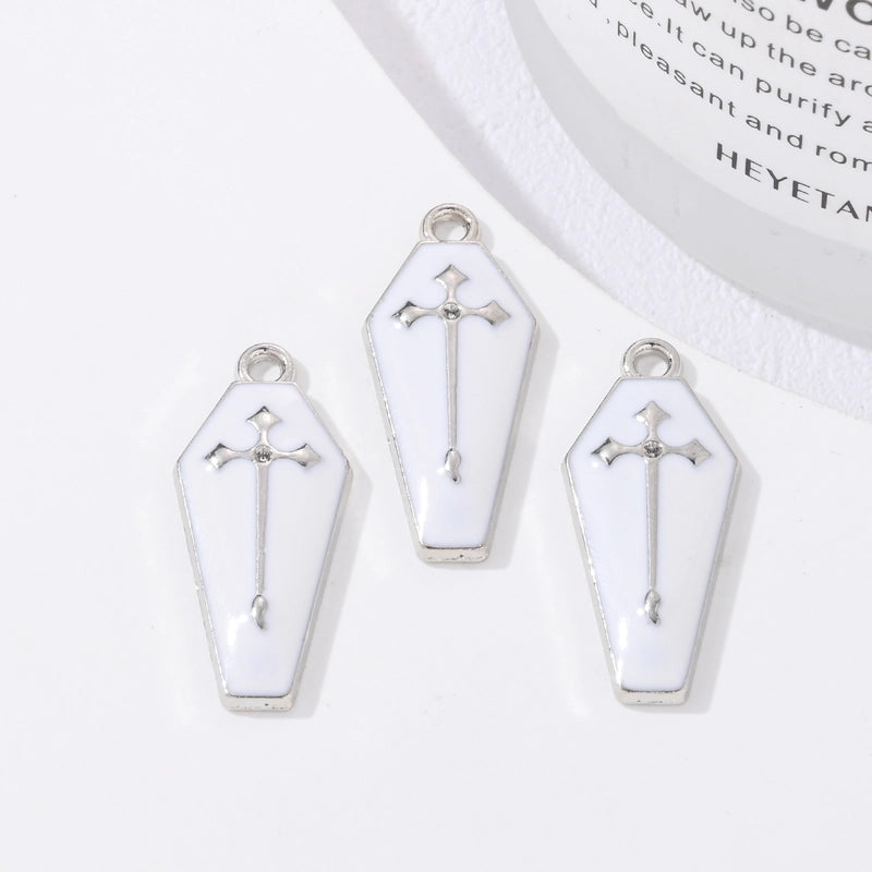 3 PCS/Package 11 * 25mm Hole Under 1mm Alloy Cross Pendant