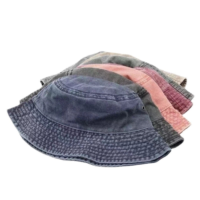 Unisex Basic Classic Style Solid Color Bucket Hat