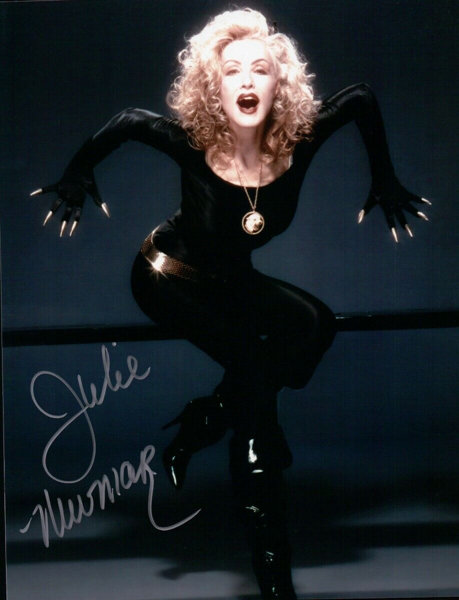 Julie Newmar Signed Autographed 8X10 Photo Poster painting Batman Catwoman Recent Sexy Pose JSA