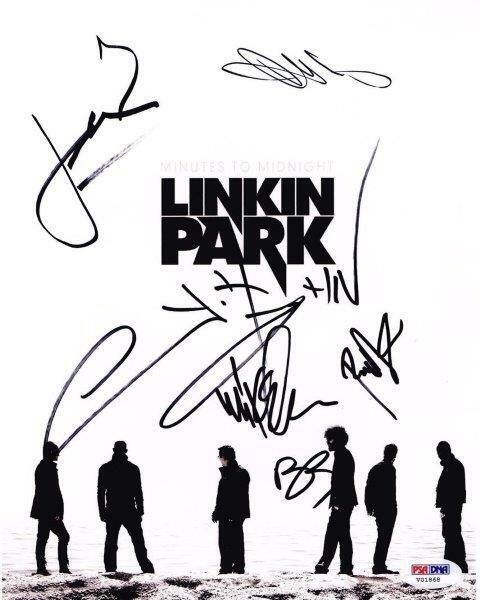 REPRINT - LINKIN PARK Chester Bennington Signed 8 x 10 Photo Poster painting Poster RP Man Cave