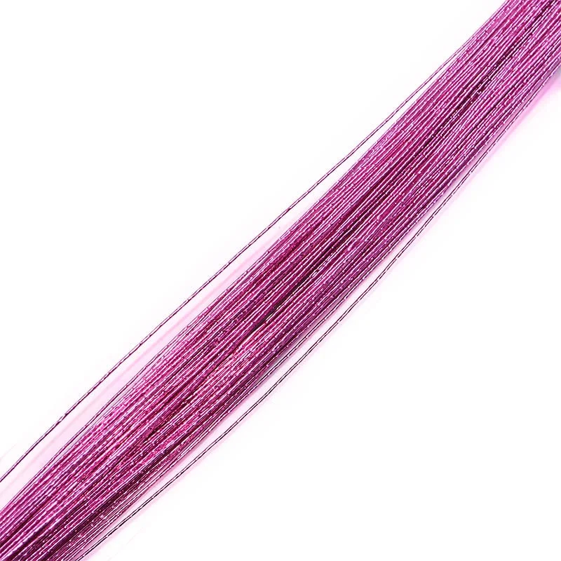 25Pcs 80cm Stocking Flower Wire 0.45mm Diameter Iron Wire For DIY Nylon Stocking Flower Making nylon stocking flower accessory
