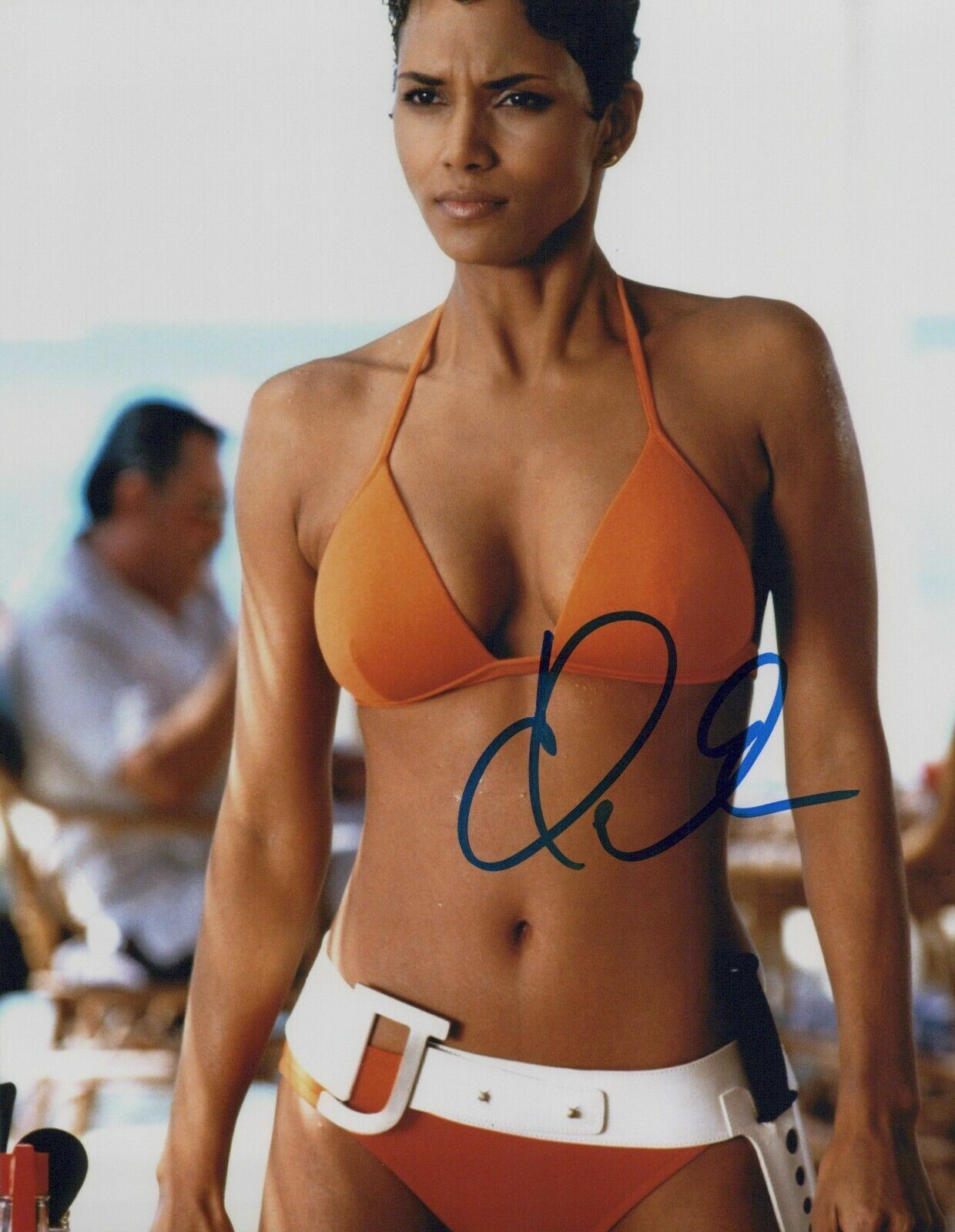 Halle Berry authentic signed autographed 8x10 Photo Poster paintinggraph holo COA