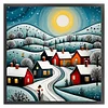 Colorful House - 14CT Counted Cross Stitch - 40*40cm