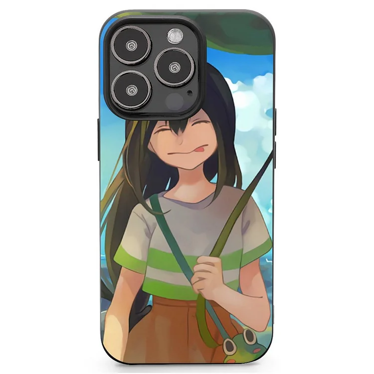 My Hero Academia Tsuyu Asui Anime My Hero Academia Phone Case Mobile Phone Shell IPhone 13 and iPhone14 Pro Max and IPhone 15 Plus Case - Heather Prints Shirts