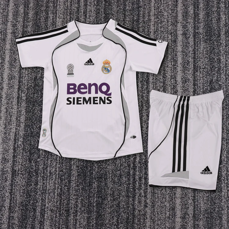 2006-07 Real Madrid Home Retro Shirt - Kids Sizes