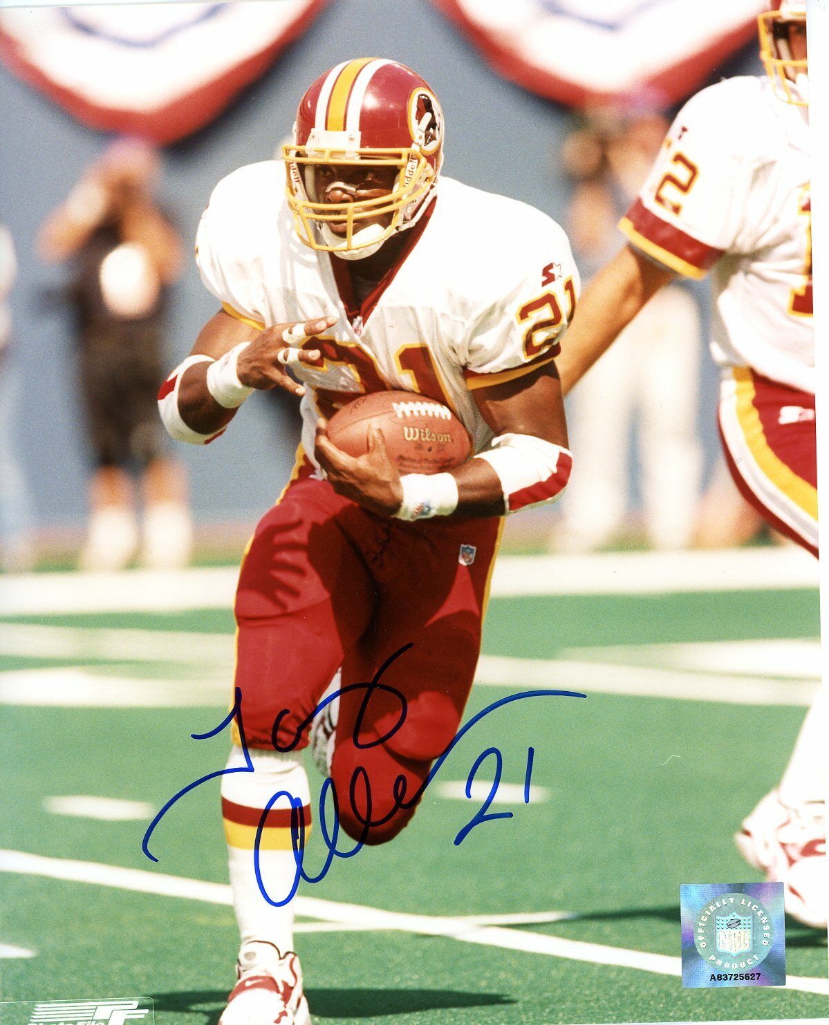 Terry Allen autographed 8x10 Washington RedskinsS145