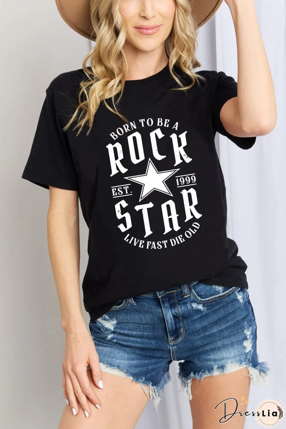 Simply Love Graphic Round Neck Short Sleeve Cotton T-Shirt
