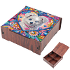 Diamond Painting Wooden Puppy 4 Slots Diamond Painting Storage Box for Adult Beginner