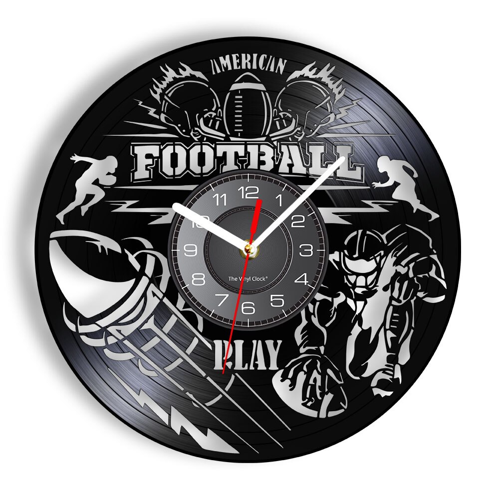 

American Football - Vinyl Record Wall Clock - Without LED, 501 Original