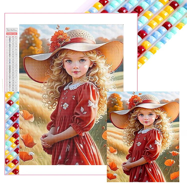 Noble Girl 40*50CM (Canvas) Full Square Drill Diamond Painting gbfke