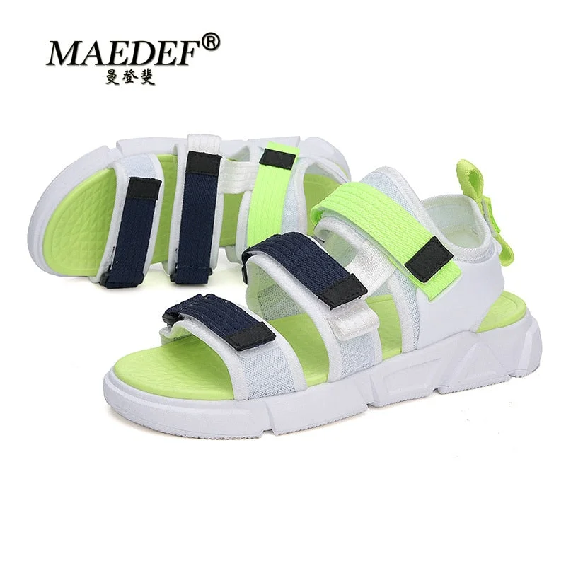 MAEDEF Classic Men's Sandals Summer Sandals Men Outdoor Casual Lightweight Beach Sandal Waterproof Fashion for Male Size 38-44