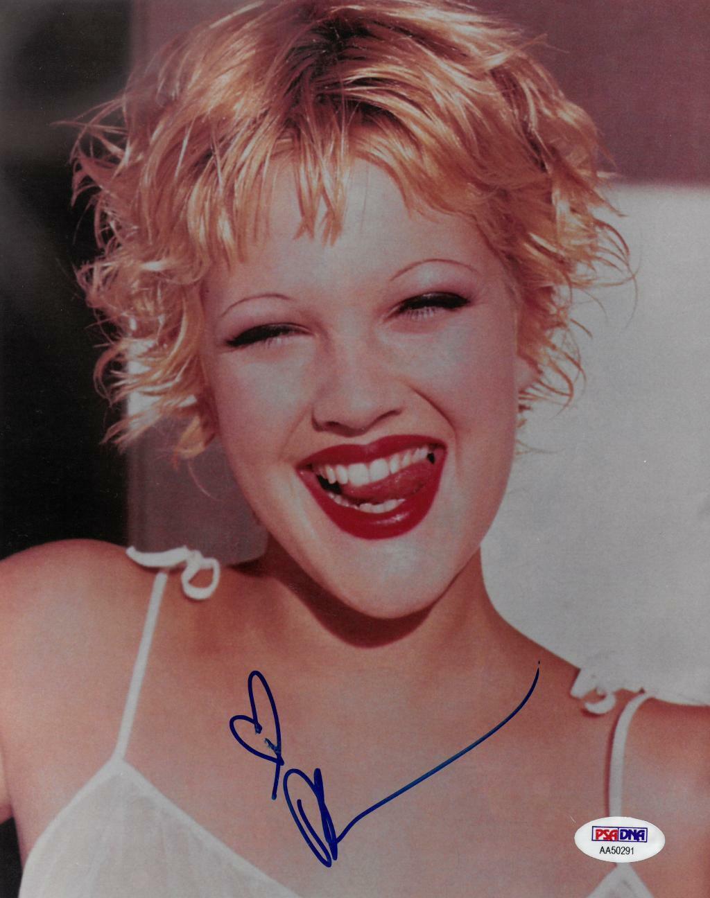 Drew Barrymore Signed Authentic Autographed 8x10 Photo Poster painting PSA/DNA #AA50291