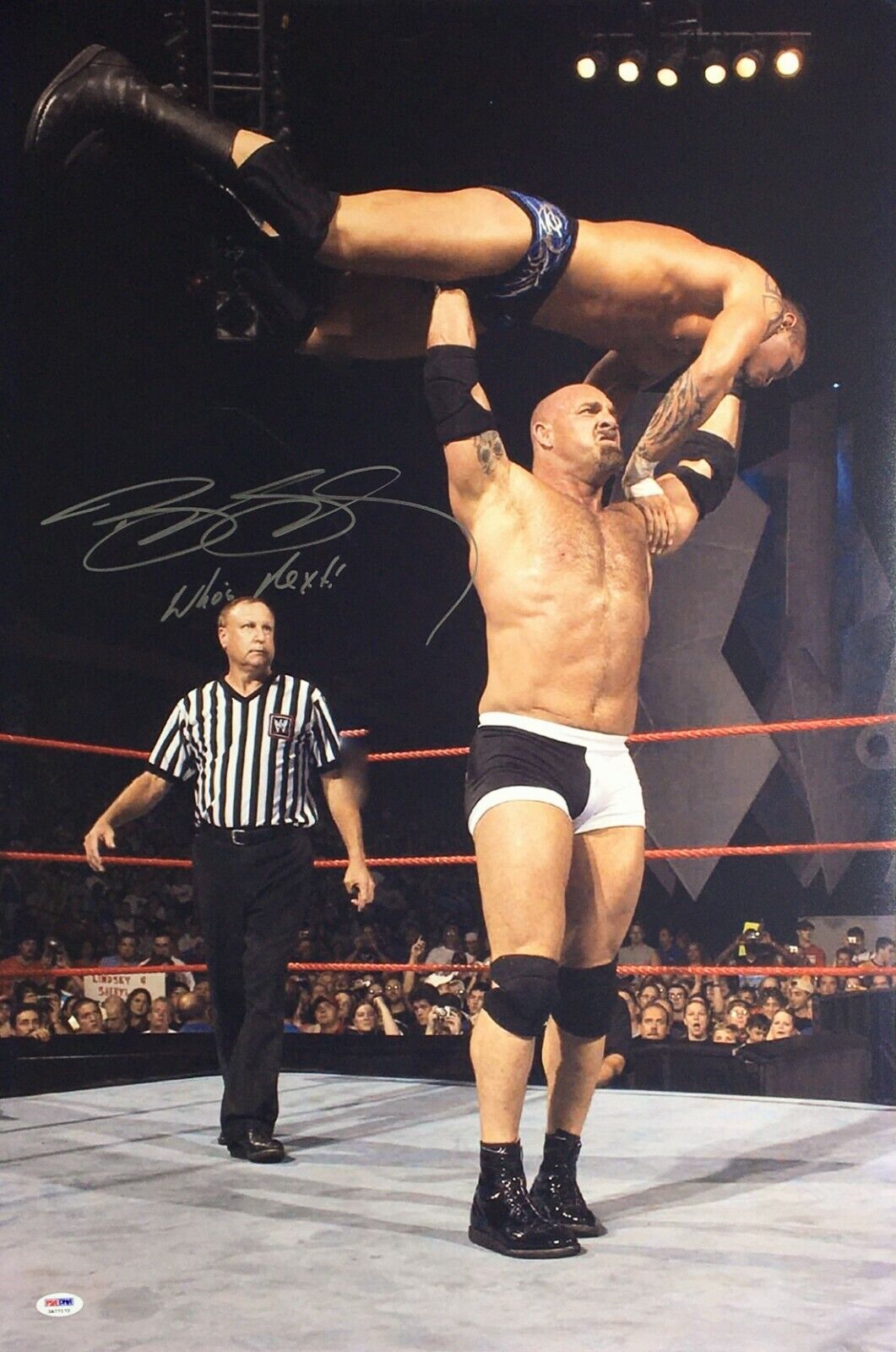 Bill Goldberg Signed 20x30 Photo Poster painting Who's Next!!