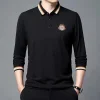 Long Embroidered Casual Business POLO Shirt