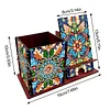 Multifunctional Handmade Wood Diamond Painting Phone/pen Holder& Storage Box Table Ornament Kits