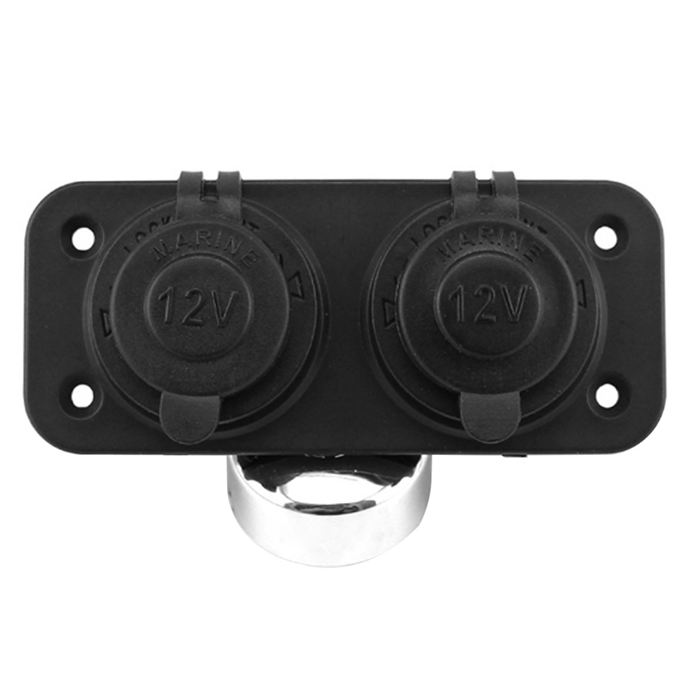 

Boat Motorcycle Charger Power Outlet Dual USB Car Cigarette Lighter Socket, 501 Original