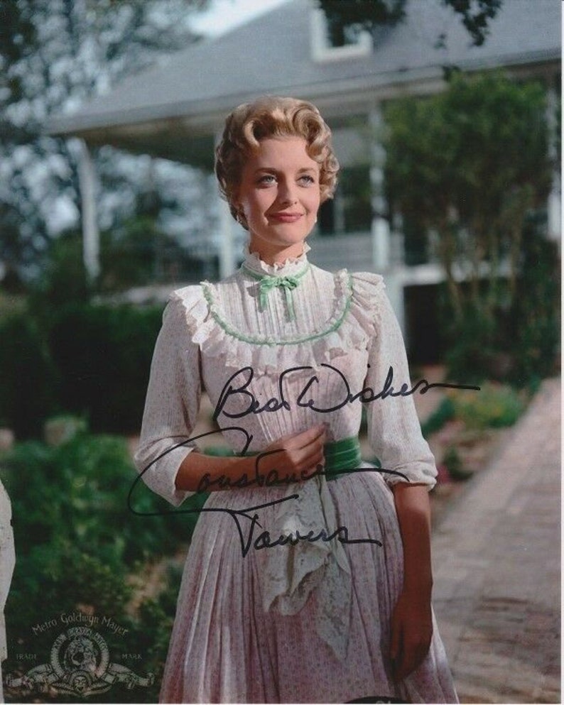 Constance towers signed autographed the horse soldiers hannah hunter Photo Poster painting