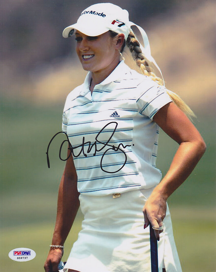 Natalie Gulbis SIGNED 8x10 Photo Poster painting PSA/DNA AUTOGRAPHED