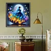 Belle jupe fille-ronde drill diamond painting-40*40cm