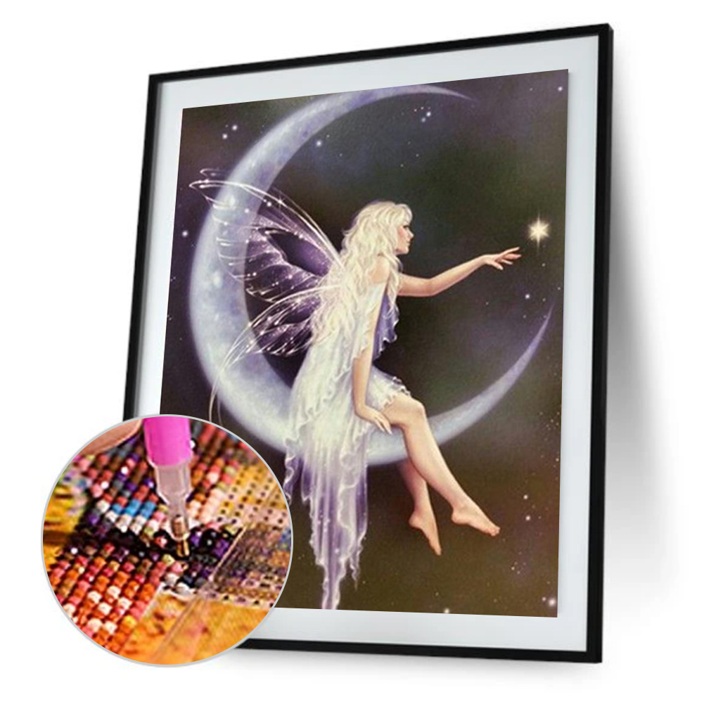 

30*40CM-Angel-Round Drill Diamond Painting, 501 Original