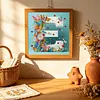 Butterfly Flower E 5D Partial Drill DIY Diamond Painting Kit 30*30cm