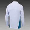 2024/2025 Olympique de Marseille Half-Pull Training Suit White Football Jersey 1:1 Thai Quality